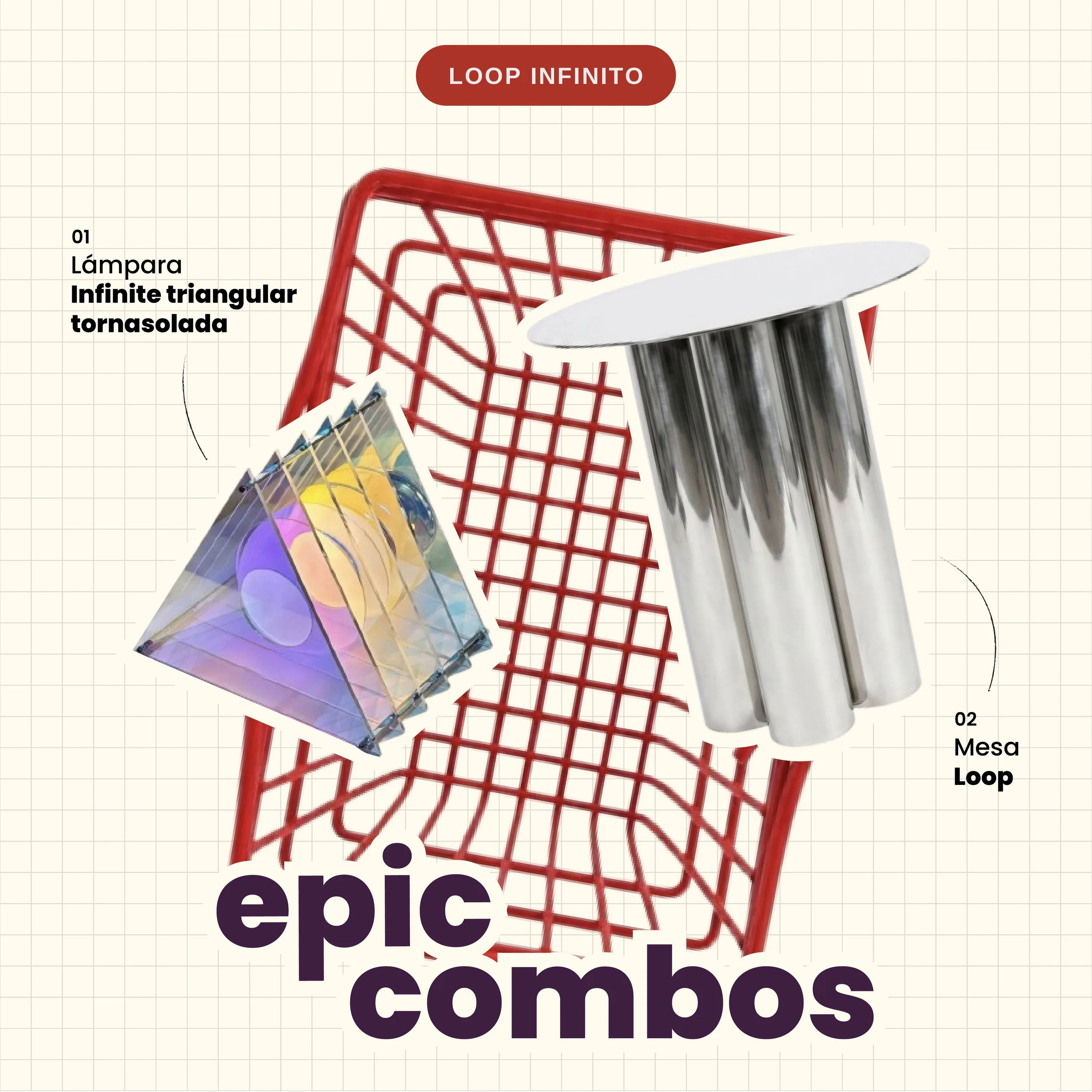 Combo Loop Infinito: Mesa Loop Kromo + Infinite Triangular
