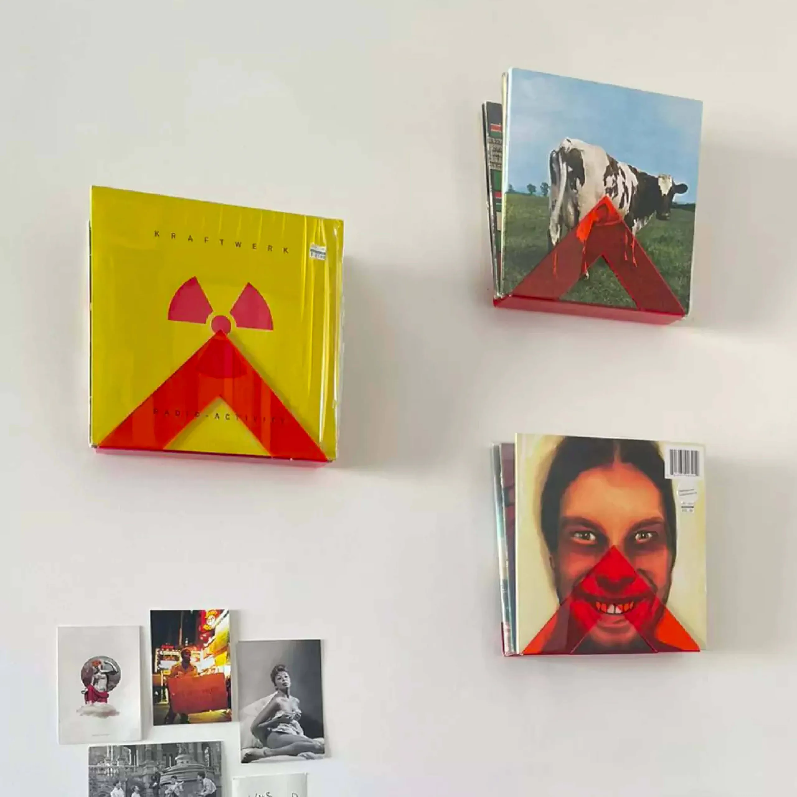 Set Porta Vinilos: 3 Estantes Vinilo, otra vista
