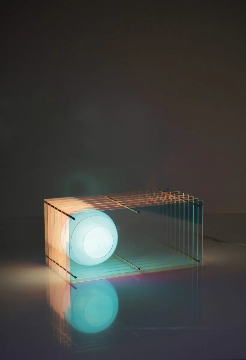 Lámpara Infinite Rectangular Grande Iris, otra vista