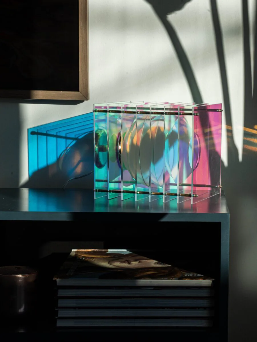 Lámpara Infinite Cuadrada Chica Iris, otra vista