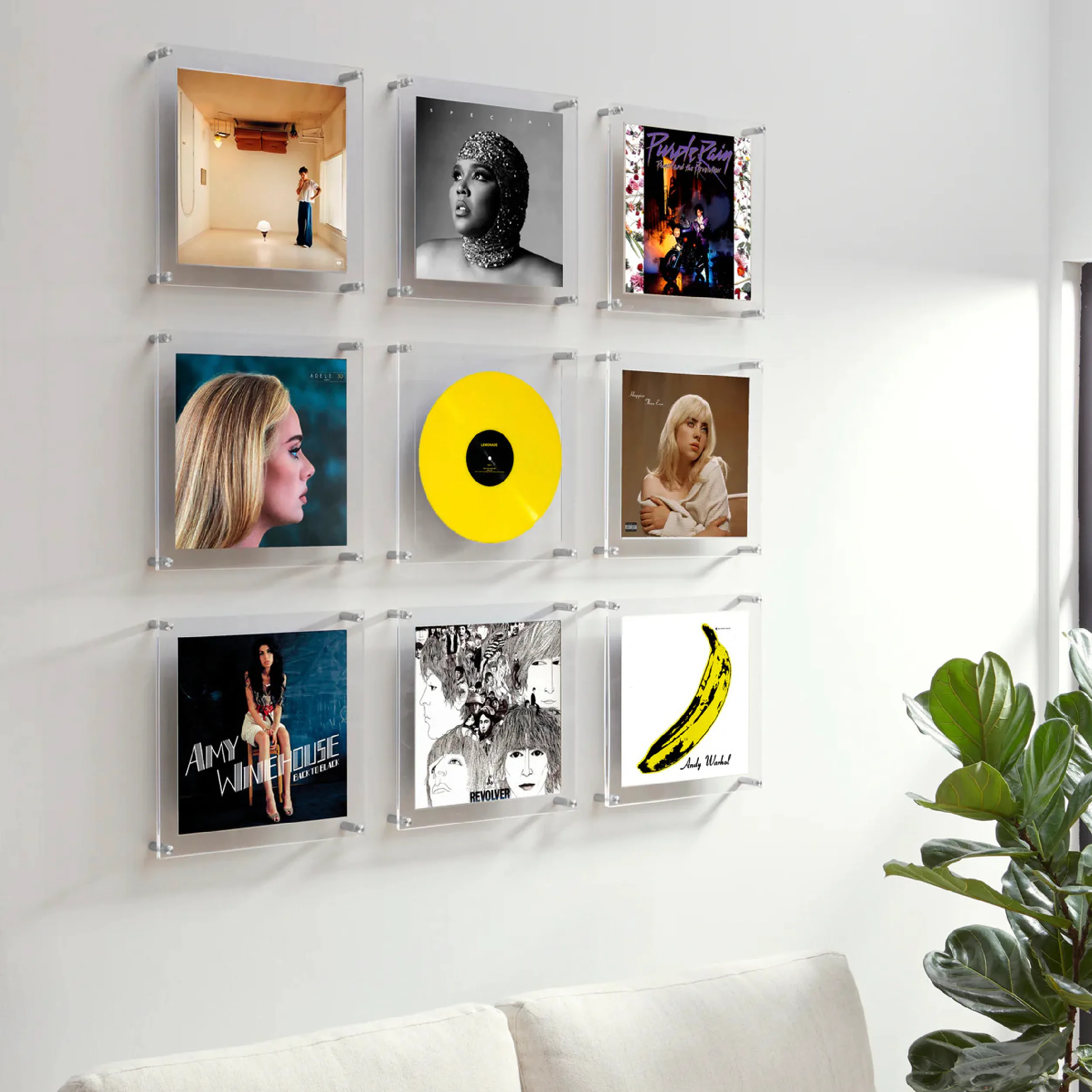 Mural para Discos de Vinilo